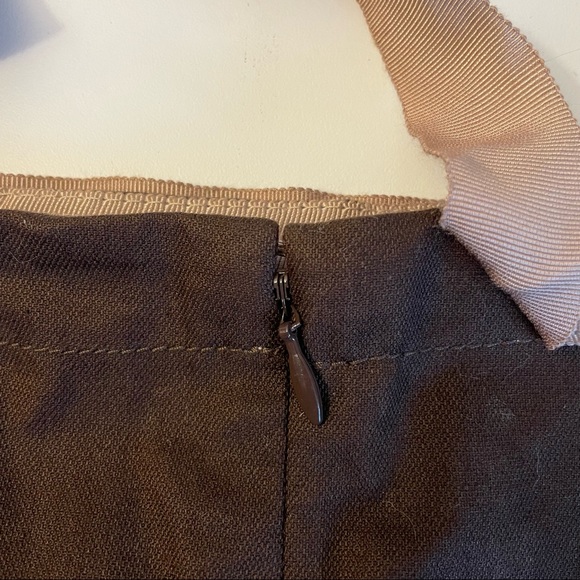 EUC GAP Brown & Pink Pleated Skirt - Picture 2 of 5